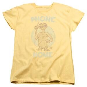 Et The Extra Terrestrial Phone Ss Womens T Shirt Banana